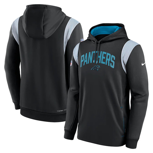 Men's Carolina Panthers Black Sideline Stack Performance Pullover Hoodie,We sell and wholesale Men's Carolina Panthers Black Sideline Stack Performance Pullover Hoodie on line form chian!